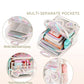 Clear Backpack for Girls Women Transparent Kids Elementary College School Bag Travel Laptop Backpacks Large Bookbags (Off-white)