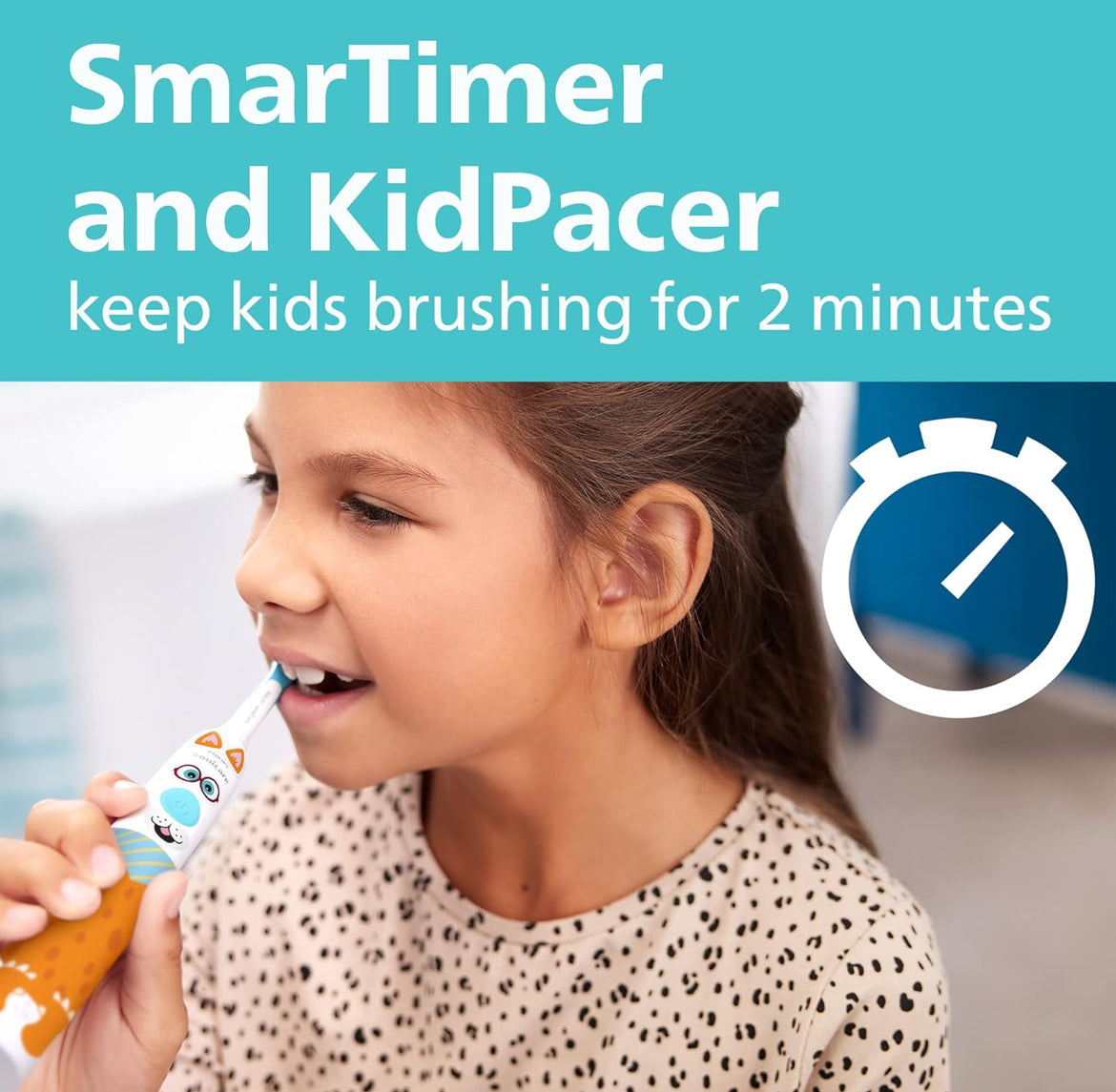 Philips Sonicare for Kids Design a Pet Edition, met Koord, HX3601