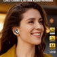 NC20 Active Noise Cancelling Wireless Earbuds, LDAC Hi-Res Sound Bluetooth, 80H Playtime, Dual Pairing, 32 EQ via App, IPX8 Waterproof - Wireless Charging Case