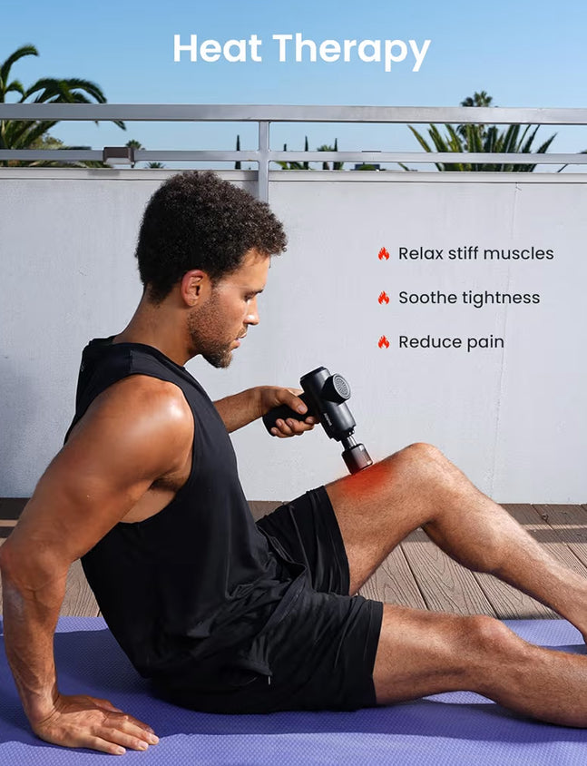 Active Thermacool 2 Massage Gun w/ Heat and Cold Percussion Deep Tissue Handheld Neck Massager