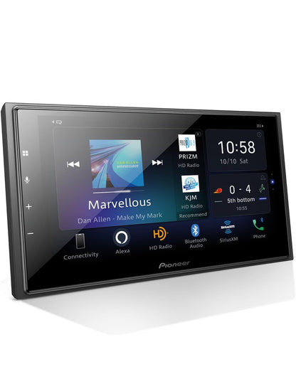 Pioneer DMH-WC5700NEX 6.8" Touchscreen Modular Chassis Car Stereo
Digital Multimedia Receiver, Wireless Apple CarPlay & Android Auto, Amazon Alexa, Bluetooth, FLAC, Backup Cam, Hi-Volt RCA