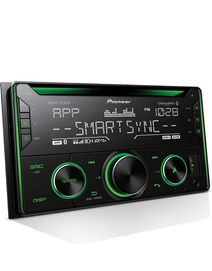 Pioneer FH-S722BS Double Din CD Car Stereo with Bluetooth and USB/AUX
CD Receiver, SiriusXM, Color Change, FLAC, AM/FM Radio, 13-Band EQ, 50W x 4, Voice Control, Hi-Volt RCA Preouts