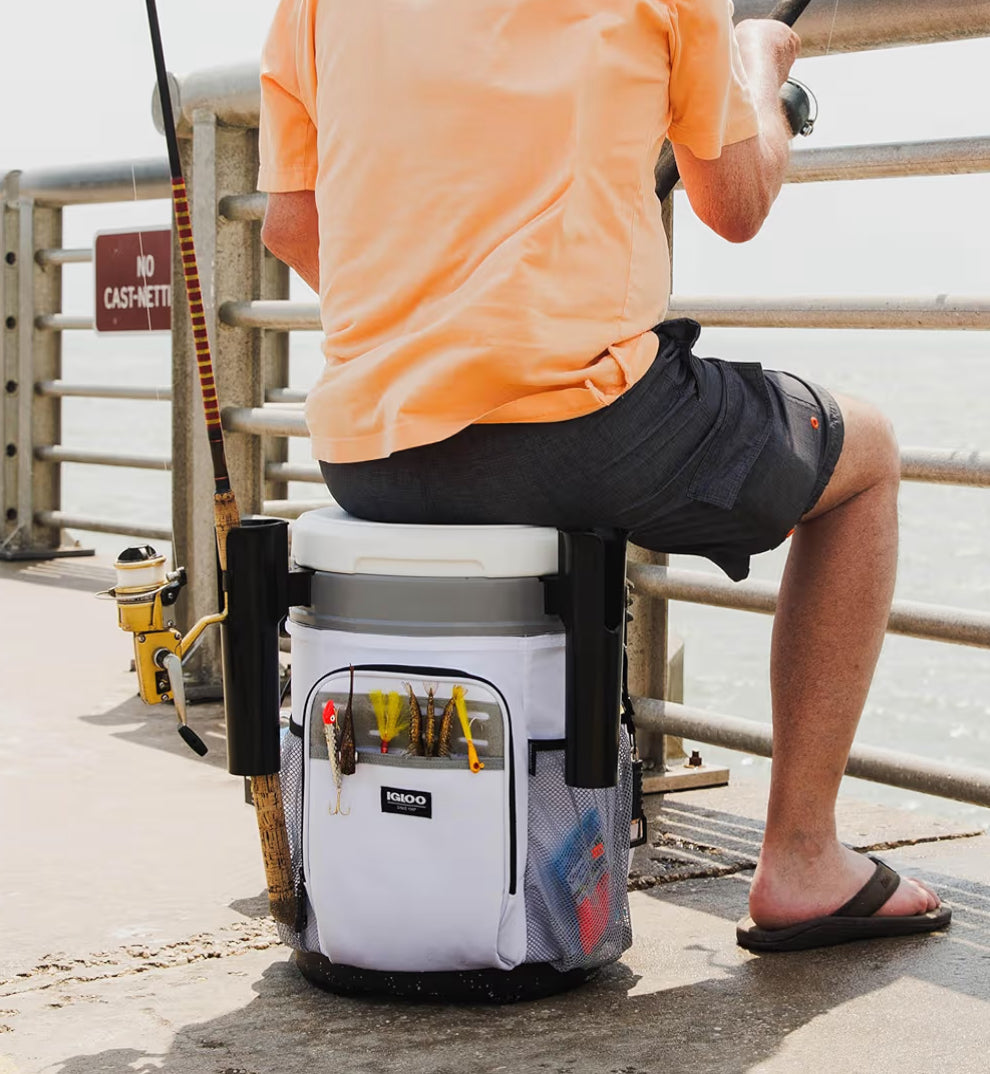 Igloo Marine Cooler Insulated Hard Shell Ice Chest  - Great for Fishing, Camping, Boating, & More