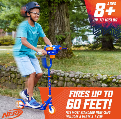 Kick Scooter Foldable 3 Wheel Scooter with Lean-to-Steer, Adjustable Height, Removable Seat & LED Light Wheels | Toddler Scooter Up to 12 Year Old Boys/Girls
