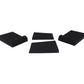 Rockville 2 APM6C 6.5" Powered Studio Monitors+Active 10" Subwoofer+Stands+Pads