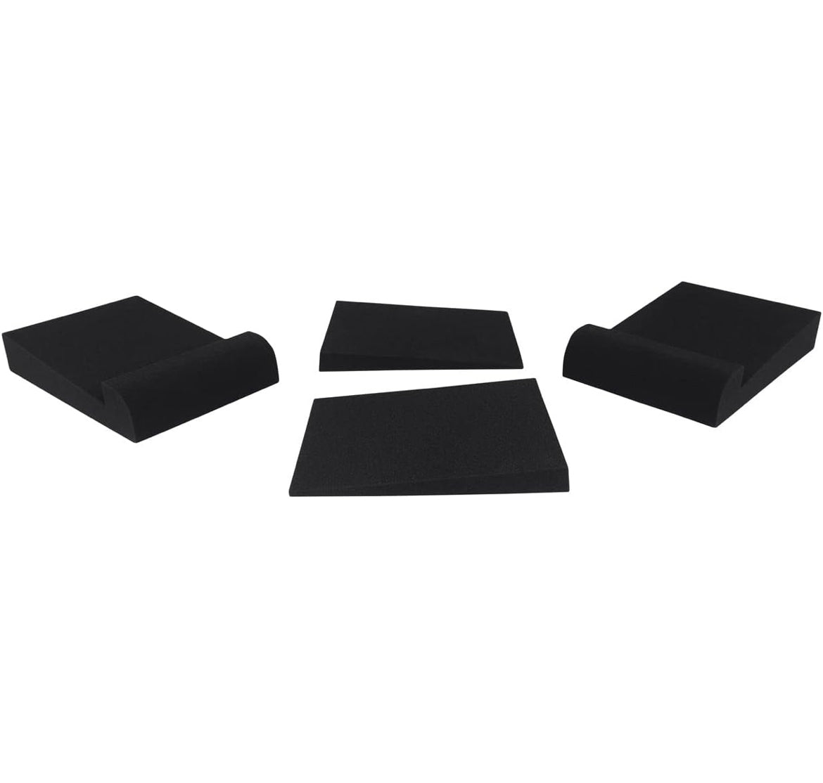 Rockville 2 APM6C 6.5" Powered Studio Monitors+Active 10" Subwoofer+Stands+Pads