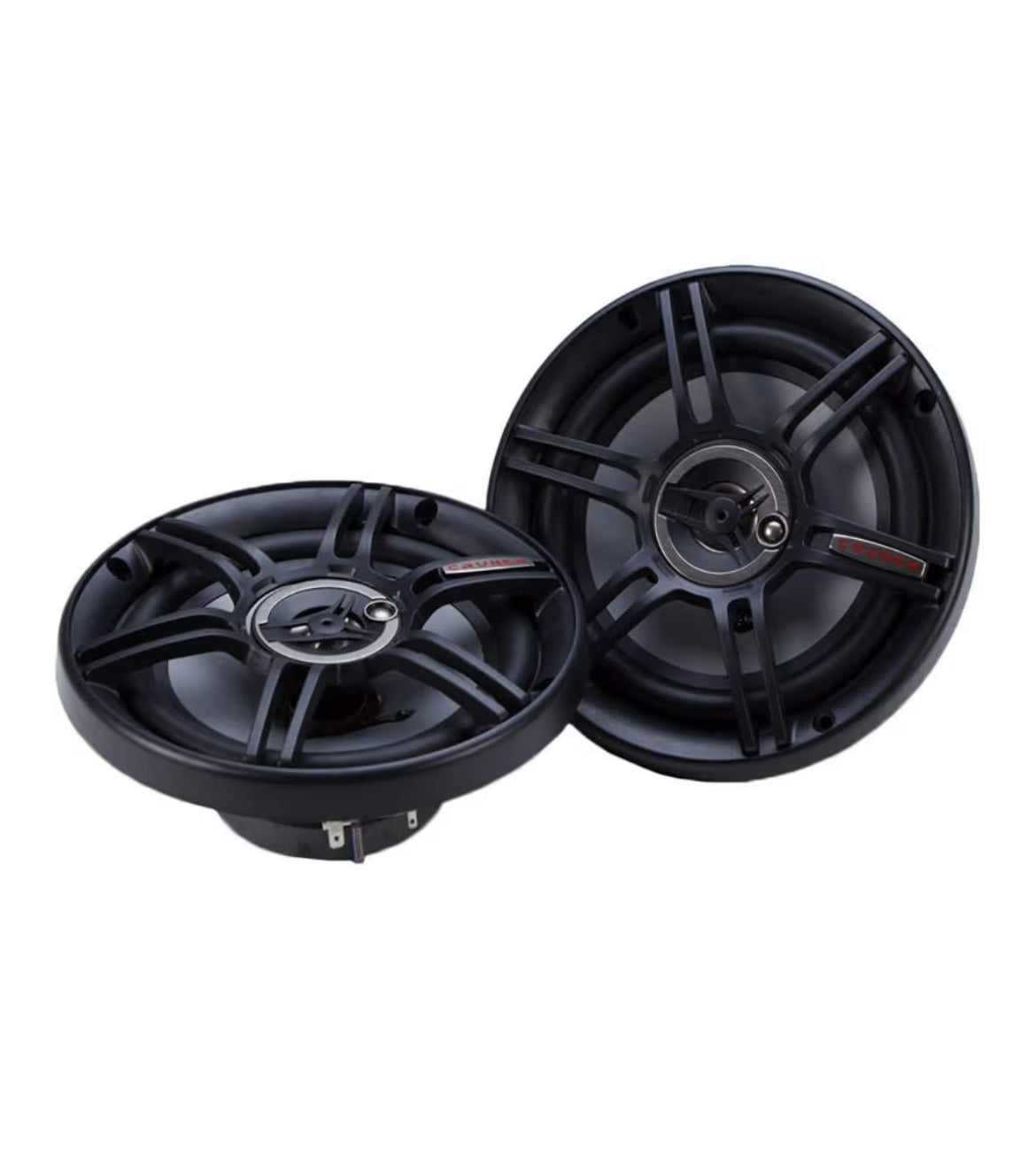 Crunch 6.5" 300 Watt MAX 3-rigting volreek luidspreker - 2 PAK