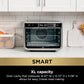 Ninja DT251 Foodi 10-in-1 Smart XL Air Fry Oven, Bake, Broil, Toast, Roast, Digital Toaster True Surround Convection up to 450°F-Silver