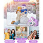 Kids Selfie Camera 20 MP HD 1080P IPS Screen Dual Digital Toy w/ 32Gb Card - (White/Purple)