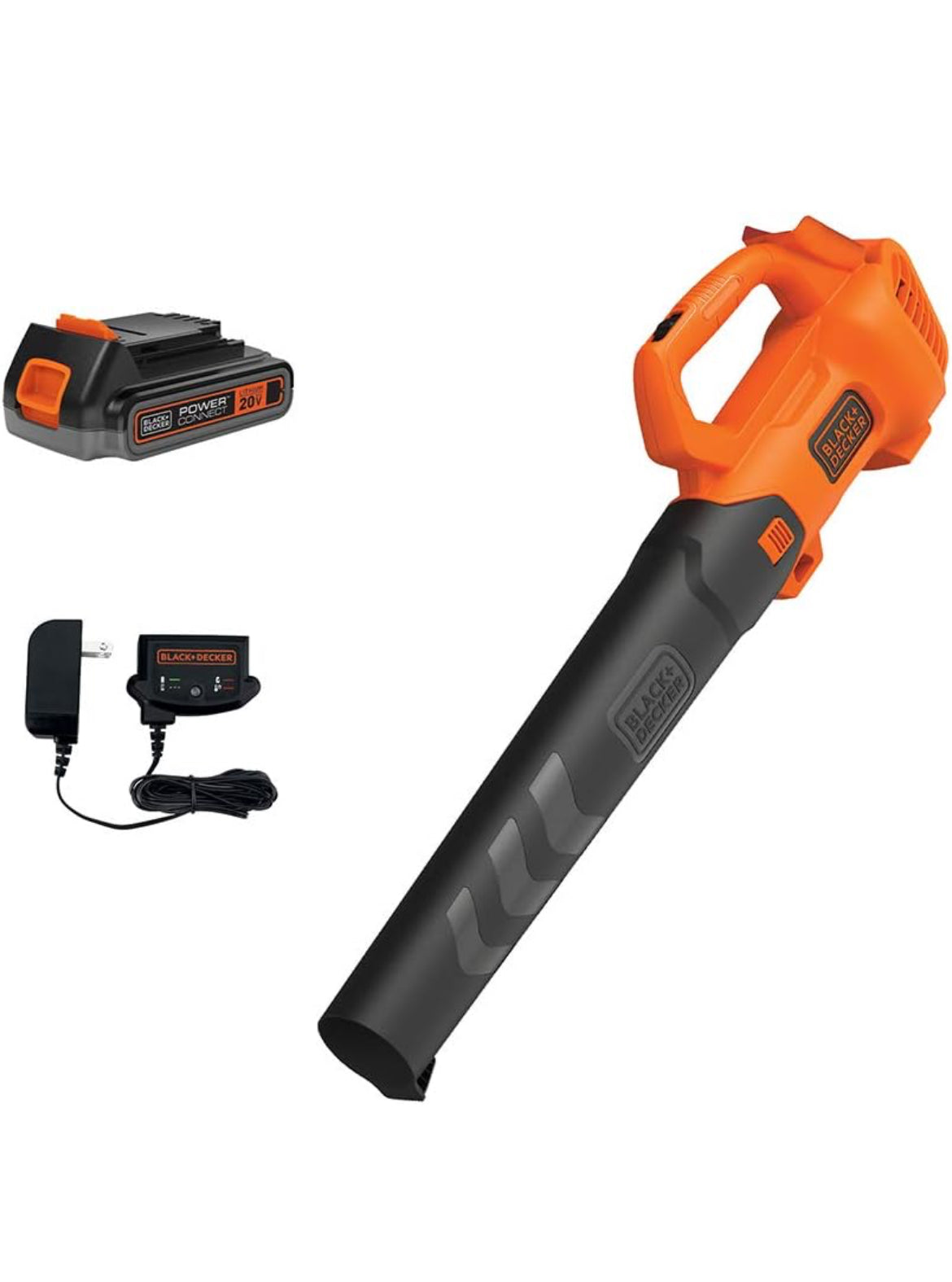 beyond by BLACK+DECKER 20V MAX* Koordlose Bladblaser - Bladblaserstel - Aksiaal, Battery en Laaier Ingesluit - Tuinwerktuie (Modelnommer: BCBL700D1AEV)