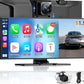 Wireless HD 11.5'' Carplay & Android Auto Car Stereo Touchscreen w/ 4K Dash Cam 1080P Backup Camera,Voice Control/GPS Navigation/Mirror Link/Bluetooth/AUX/FM