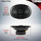 DS18 PRO-ZT69 6x9 Inches Pro Audio Coaxial Midrange Speakers with Built-in Bullet Tweeter, 4-Ohms