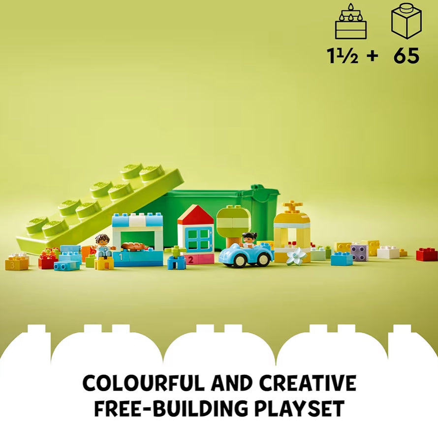 LEGO DUPLO Classic Baksteenboks Boublokke - Stapelspeelgoed vir Kleuters, Ouderdom 1.5+ Jaar - Leer- en Opvoedkundige Speelgoed Ontwikkel Fynmotoriese Vaardighede