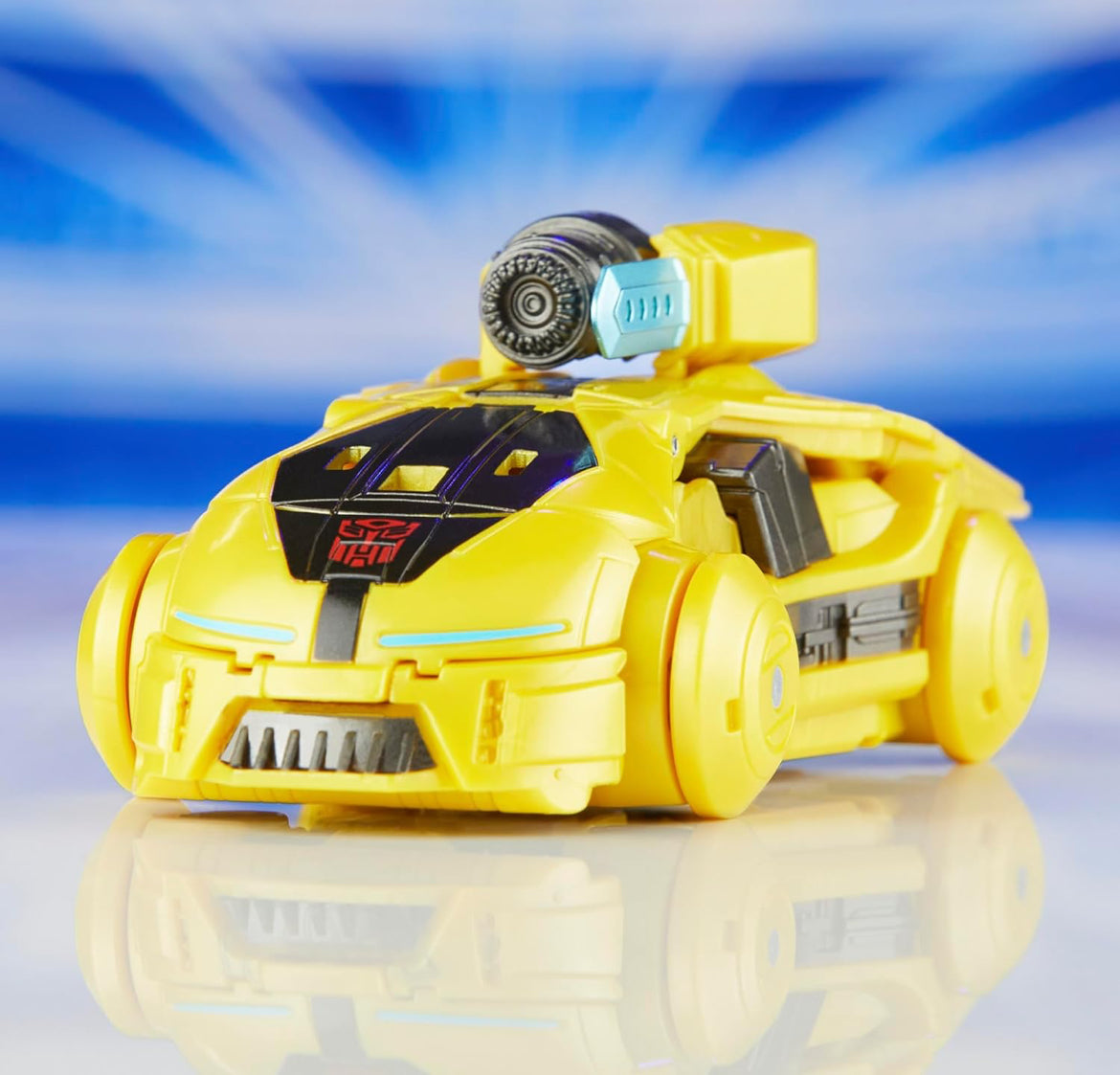Transformers: One Prime Changer Bumblebee (B-127) 5-Inch Robot Action Figure, Interactive Toys for Boys and Girls Ages 6 and Up