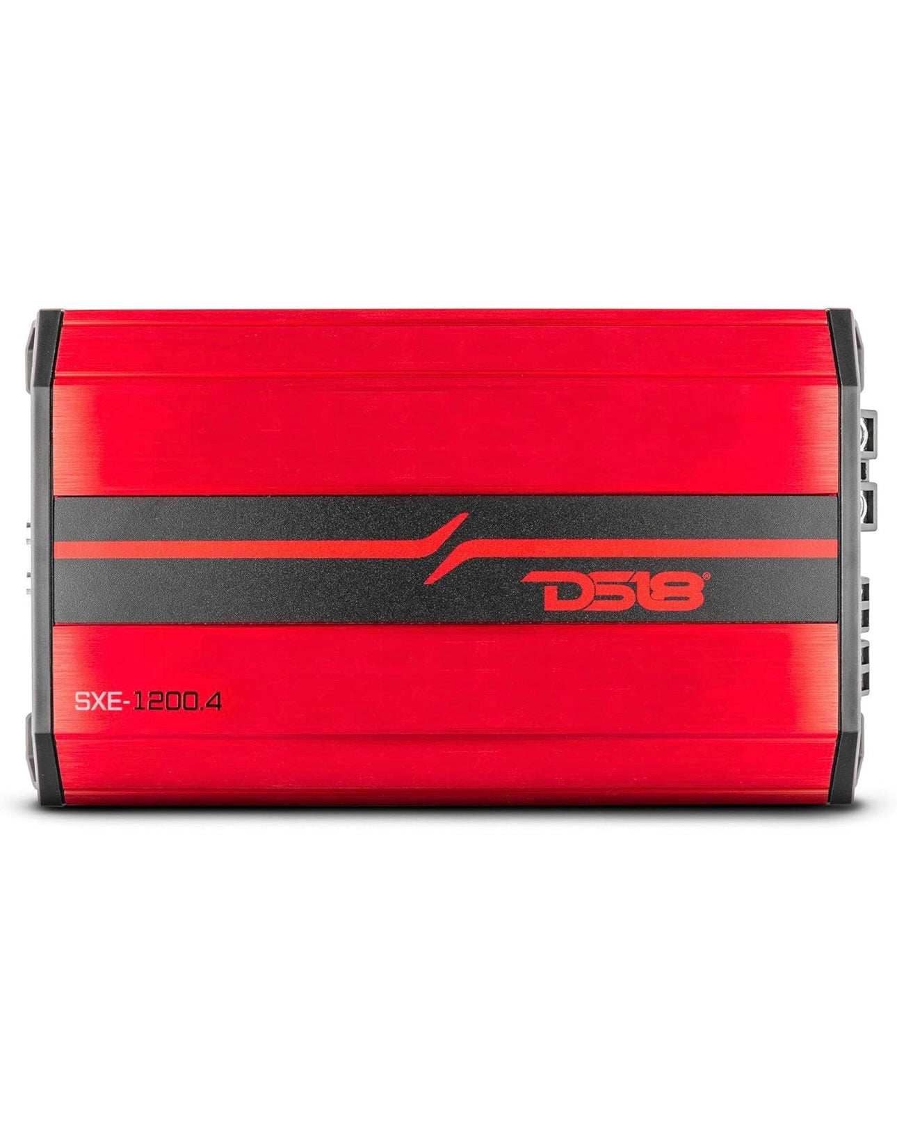 DS18 SXE-1200.4/RD Car Amplifier Stereo Full-Range Class A/B 4-Channel @4 OHM 1200 Watts - Powerful and Compact Amp  - NEW