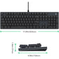 Black Shark RGB Mechanical Gaming Keyboard LED Backlit Wired Keyboard - NEW