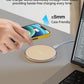 New Anti-Slip Wireless Charger 15W Max Fast Charging Pad Compatible w/ iPhone,Samsung Galaxy - Champagne