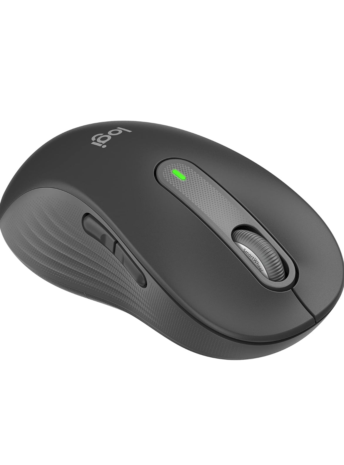 Logitech Wireless Mouse Signature M650 L Full Size - Large Hands, 2-Year Battery, Silent Clicks, Customizable Buttons, Bluetooth, PC/Mac/Chromebook - Graphite, Left-Handed, Large