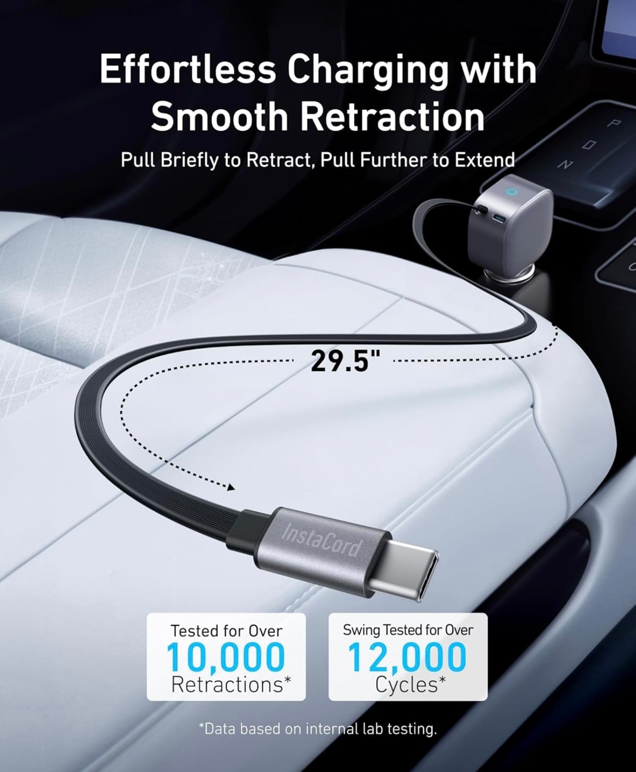 Anker USB-C Car Charger, 75W Max, Ultra-Compact, Type-C Fast Charger - NEW