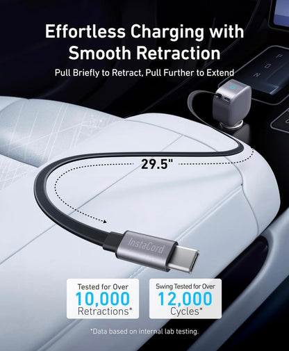 Anker USB-C Car Charger, 75W Max, Ultra-Compact, Type-C Fast Charger - NEW