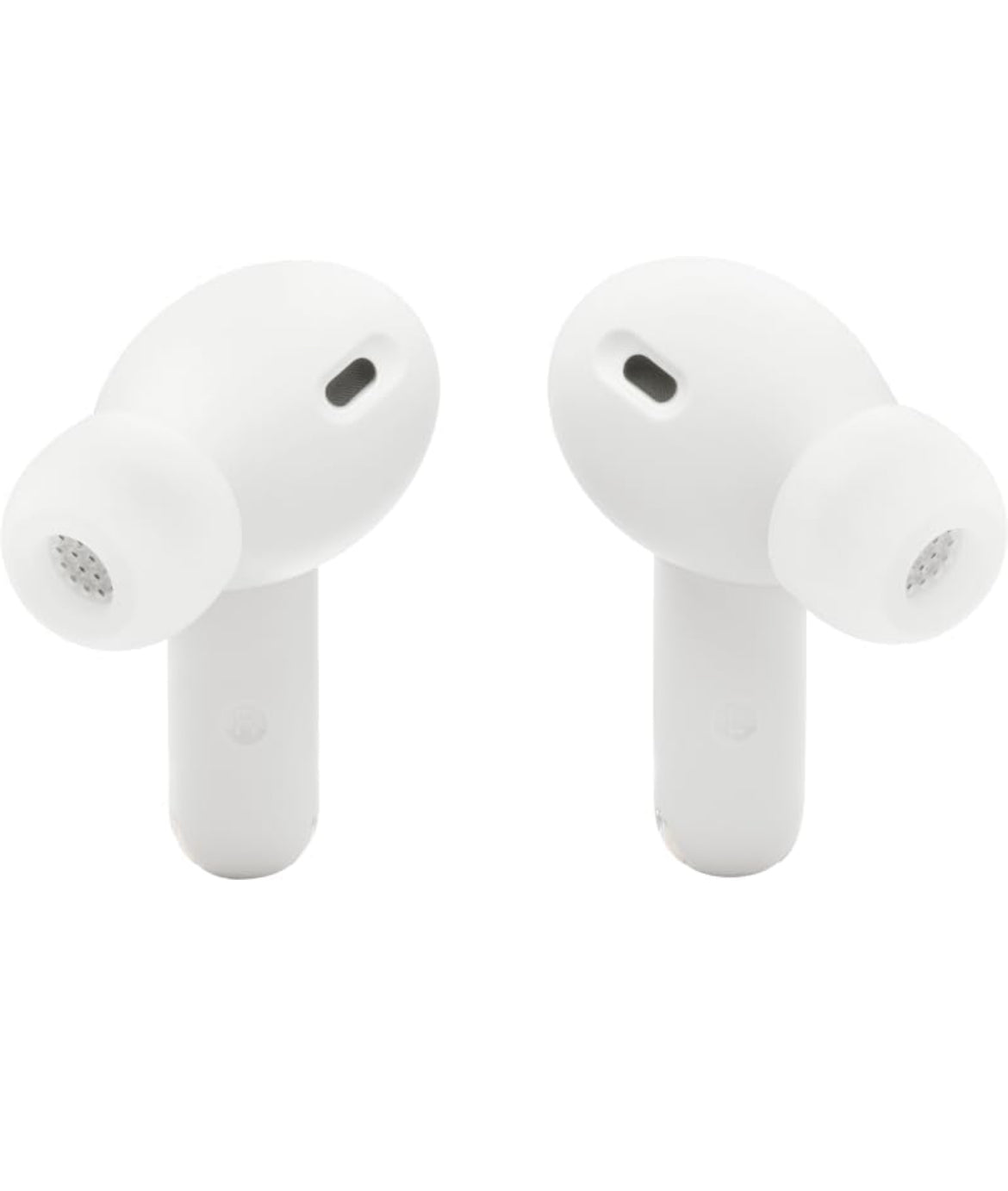 JBL Vibe Beam 2 - True Wireless Noise Cancelling Earbuds Pure Bass Sound & Smart Ambient Technology, 4mics for Crisp, Clear Calls, up to 40Hrs of Playback, IP54 Dust & Water Resistant (White)