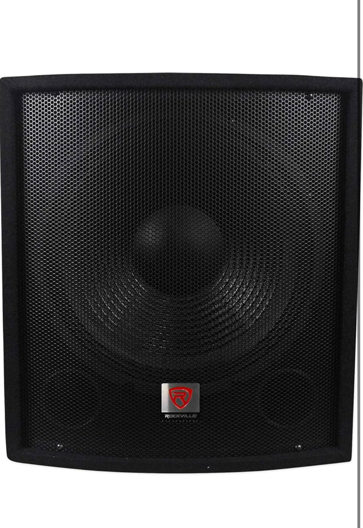 Rockville SBG1158 15" 800W Passiewe Pro DJ Subwoofer, MDF-kas/paalmontering, Swart