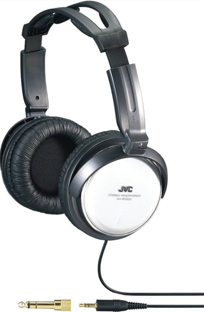 JVC HARX500 Volgrootte Oorfone (Silwer)