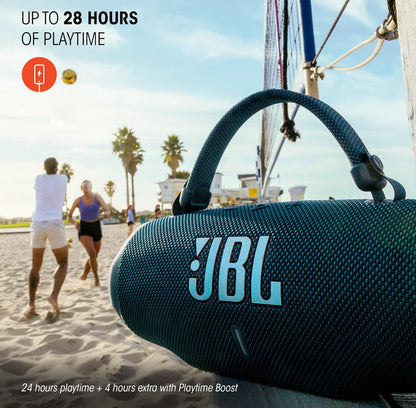 JBL Charge 6 - Draagbare Waterdigte & Valvaste Bluetooth-luidspreker met 'n Stewige/Verwyderbare Draagband (Swart)