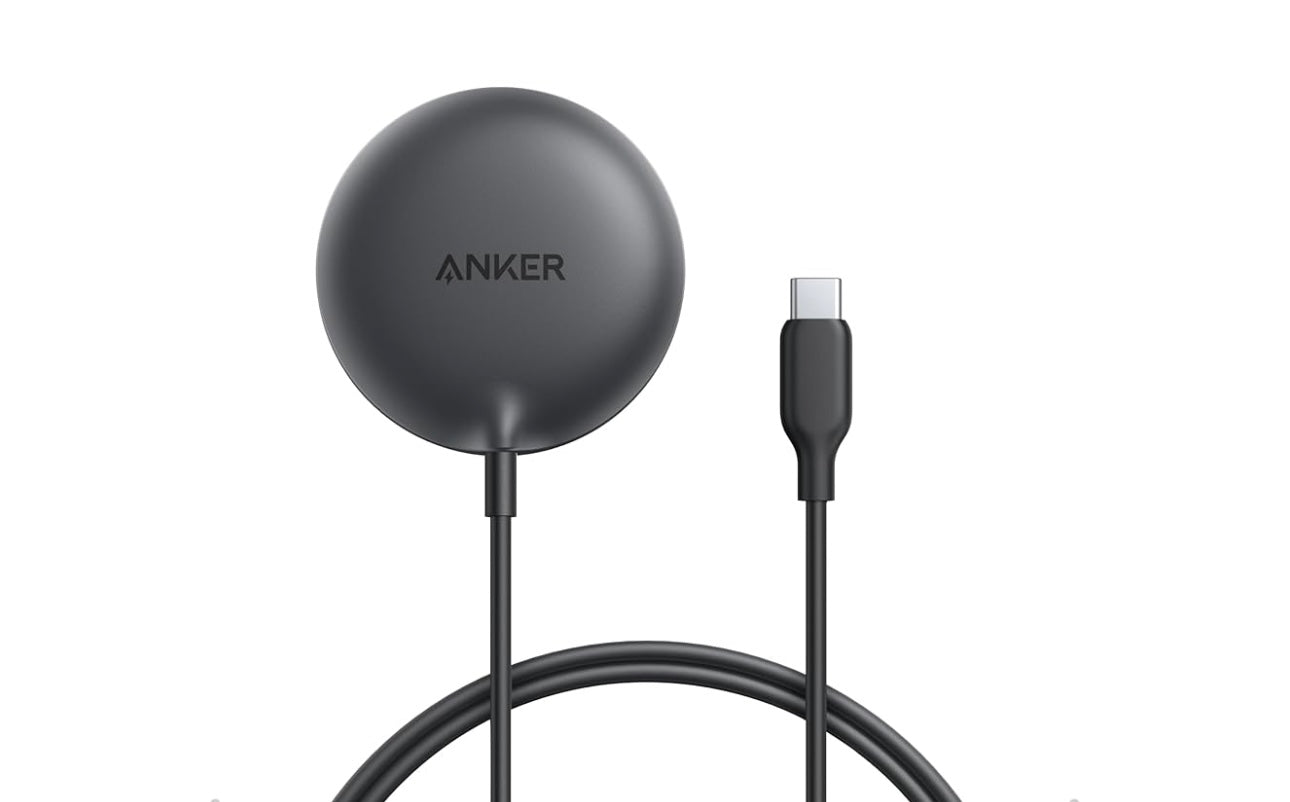 Anker Zolo Magnetic Wireless Charger Certified 15W MagSafe-Compatible Wireless Charging - (Black - 1 Pack)