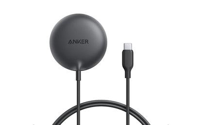 Anker Zolo Magnetiese Draadlose Laaier Gesertifiseerde 15W MagSafe-versoenbare Draadlose Laai – (Swart – 1 Pak)