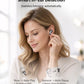 NC20 Active Noise Cancelling Wireless Earbuds, LDAC Hi-Res Sound Bluetooth, 80H Playtime, Dual Pairing, 32 EQ via App, IPX8 Waterproof - Wireless Charging Case
