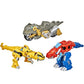 Transformers Playskool Primal Team-Up 3-Pack with Optimus Prime,Bumblebee, and Grimlock Converting Dinosaur Figures, 4.5-Inch Toys, Ages 3 and Up