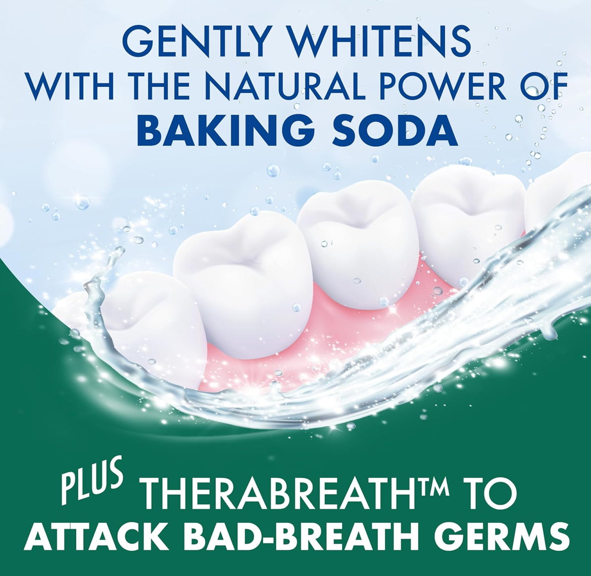 ARM & HAMMER Toothpaste Plus TheraBreath Breath Fresheners, Invigorating - ICY Mint Flavor 5.5 Oz (Pack of 2)