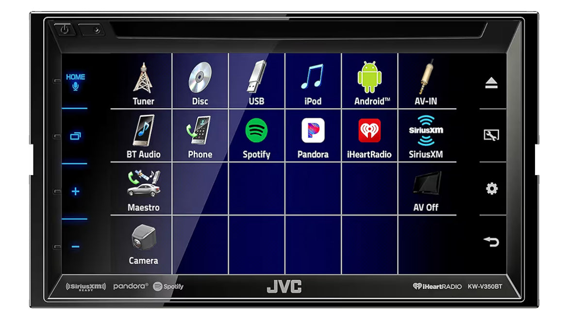 JVC KW-V350BT Multimedia-ontvanger met Bluetooth