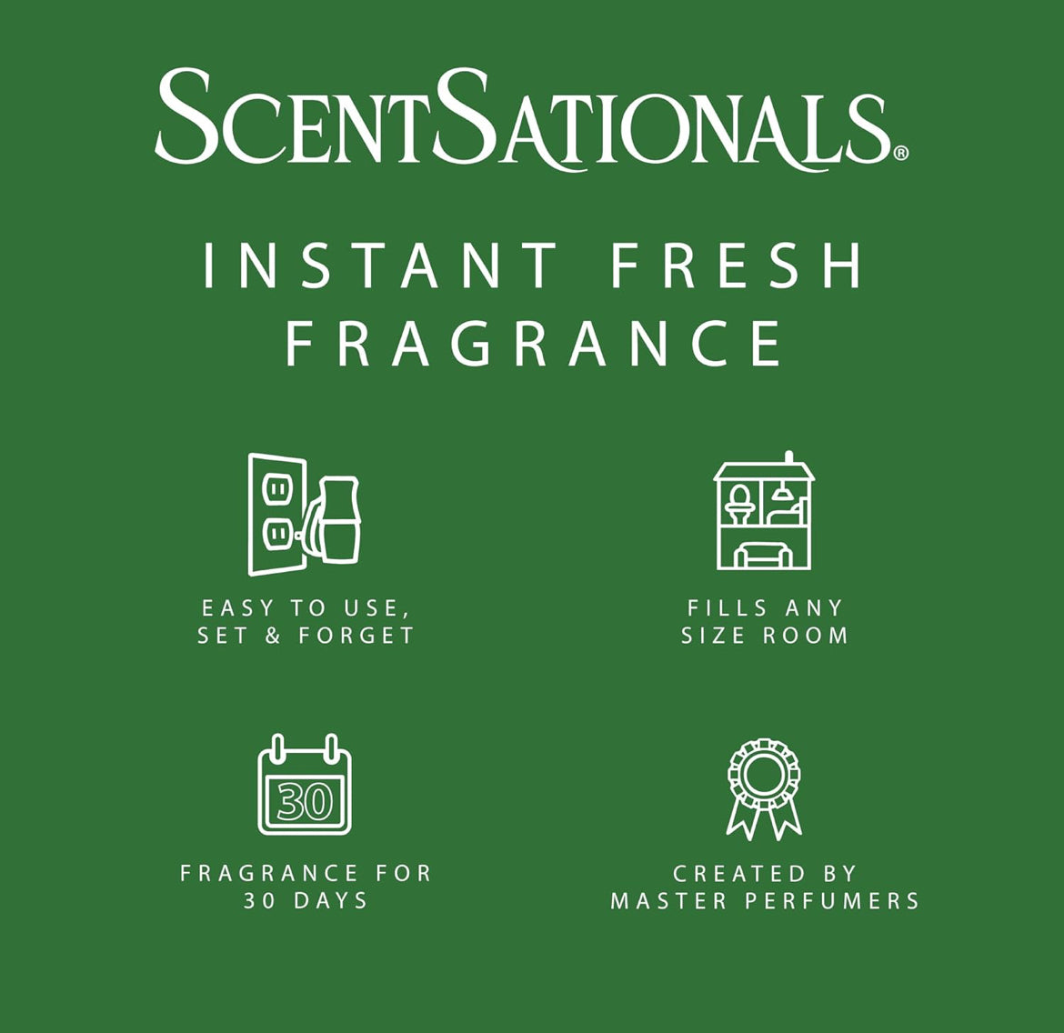 ScentSationals Honeysuckle Pineapple Fragrance Oil Plug In Air Freshener Refills 3-Pack - Works w/ Scentsationals Wall Plugs - Packaging May Vary