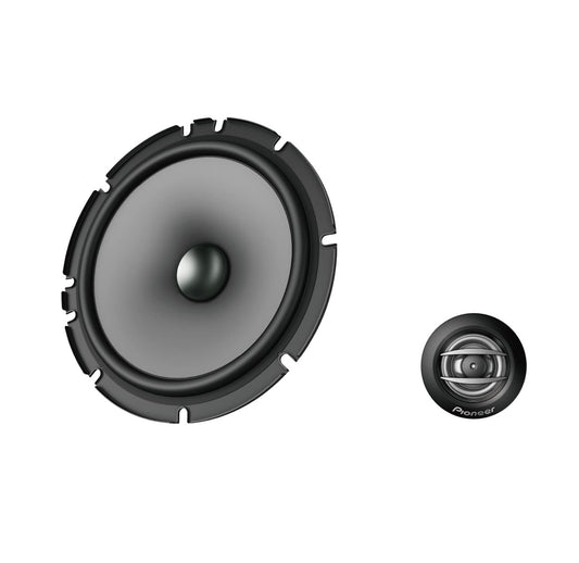 PIONEER TS-A652C, 2-rigting motorluidsprekers, volle omvang, helder klankgehalte, maklike installasie en verbeterde bassreaksie, 6.5” luidsprekers