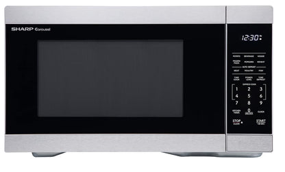 Sharp SMC1162KS 1.1 cu. ft. 1000W Stainless Steel Countertop Microwave Oven
Removable 12.4" Carousel Turntable