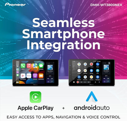 Pioneer DMH-WT3800NEX 9" Capacitive Touchscreen Floating Display Car Stereo
Digital Multimedia Receiver, Wireless Apple CarPlay & Android Auto, Amazon Alexa, Bluetooth, FLAC, Backup Camera, HD Radio