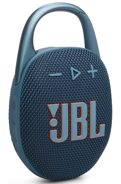 JBL Clip 5 - Ultrakompakte, Waterdigte en Stofdigte Bluetooth Luidspreker, Groot Pro Klank met Kragtige Bas - (Blou)