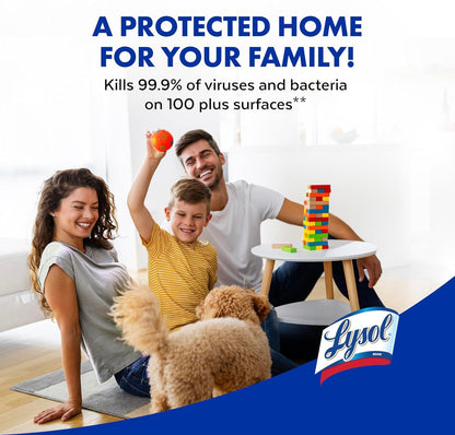 Lysol Ontsmettingsspuit, Huishoudelike Noodsaaklike Skoonmaakbenodigdhede, Veeldoelige Kamersproei, Antibakteriese Ontsmettingssproei, Bekleedselontgeurder, Huis en Badkamer, Crisp Linen, 19 Fl Oz (Pak van 2)