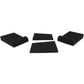 Rockville 2 APM6W 6.5" 2-Way 350 Watt Powered USB Studio Monitors+Stands+Pads