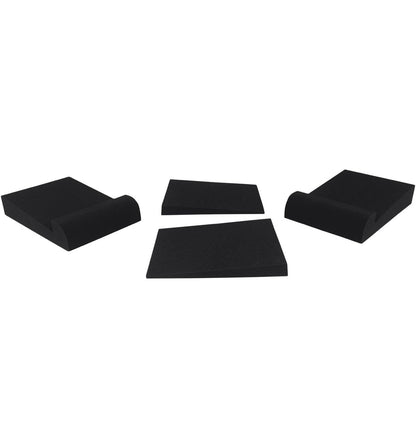 Rockville 2 APM6W 6.5" 2-rigting 350 Watt Aangedrewe USB Studio Monitors+Staanders+Pads