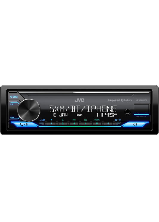 JVC KD-X380BTS Digitale Mediakarontvanger met Bluetooth, USB, SiriusXM, Amazon Alexa