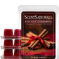 Scentsationals Wax Melts, Wax Cubes Strong Scent - Cozy Treats Collection Red Hot Cinnamon - 10oz (24-Cubes)