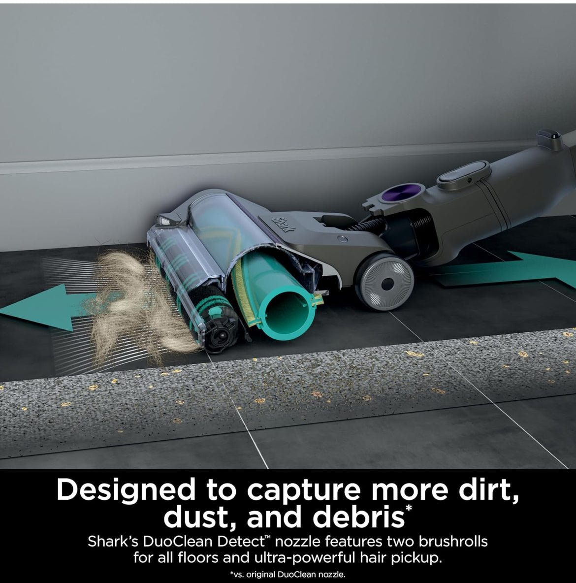 Shark PowerDetect Cordless Stick Vacuum, Powerful Suction, HEPA Filtration Dark Gray - NEW