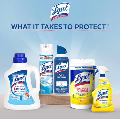 Lysol Lug Ontsmettingssproei + Reukverwyderaar vir Huis & Kantoor, Ontsmettende Lugsproei, Simple Fresh Geur, 10 oz (Pak van 3)