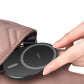 Ultra-Thin Portable Wireless Charger 15W Max Fast Wireless Charging Pad Compatible w/ iPhone / Samsung Galaxy - Dark Gray