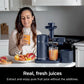 Ninja NeverClog Cold Press Juicer, Powerful Slow Juicer with Total Pulp Control, Countertop, Electric, 2 Pulp Functions - Blue/Navy (JC151NV)