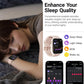 S4 One Smart Watch 1.78" Ultra-Clear Screen Call/Answer Fitness Tracker, Sleep Monitor IP68 Waterproof for iOS 11.0+ Android 9.0+ (Rose Gold)