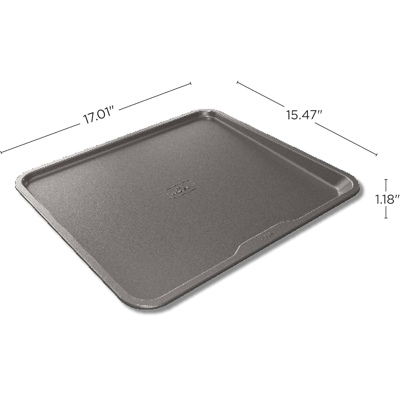 Ninja B30116 Foodi NeverStick Premium 14 duim x 16 duim Bakplaat, Kleefvry, Oondveilig tot 260°C, Skottelgoedwasser-veilig, Grys